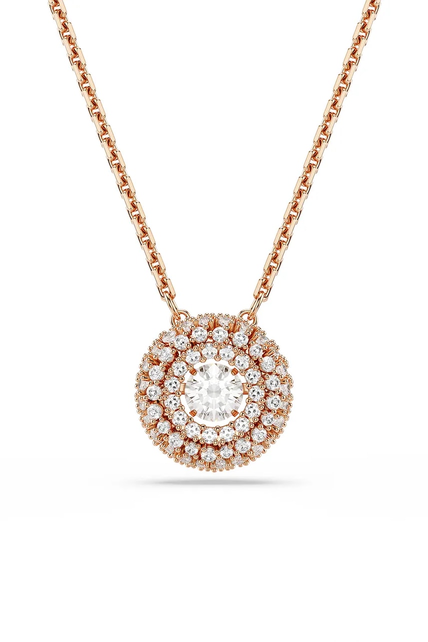 Swarovski κολιέ γυναικείο επιχρυσωμένο ζιργκόν SUBLIMA