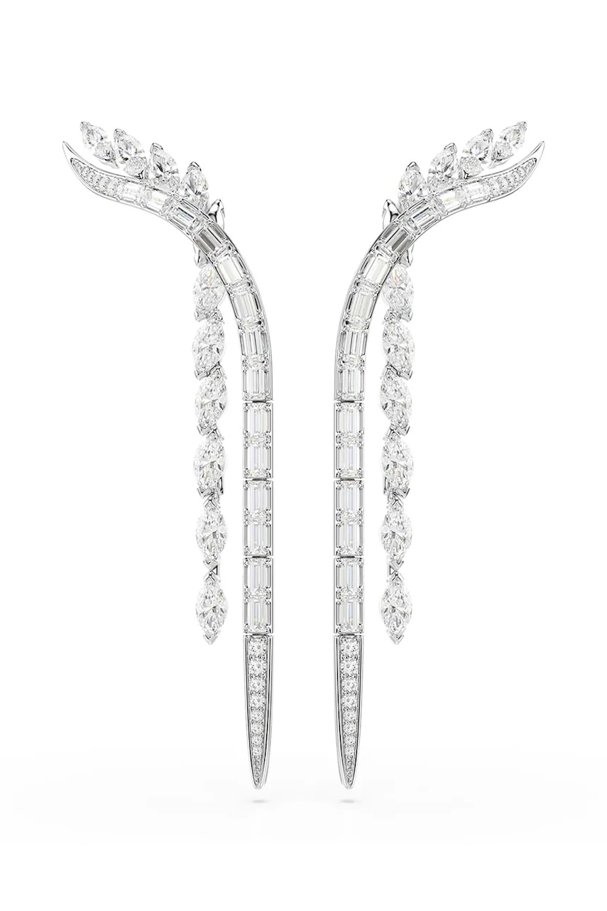 Swarovski σκουλαρίκια γυναικεία μεταλλικά ζιργκόν MESMERA