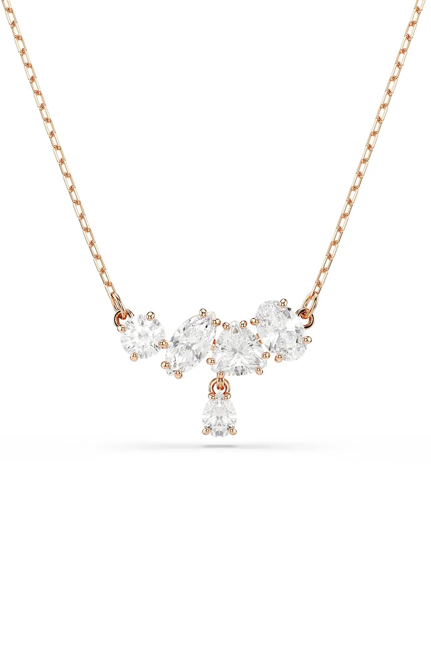 Swarovski κολιέ γυναικείο επιχρυσωμένο ζιργκόν MESMERA