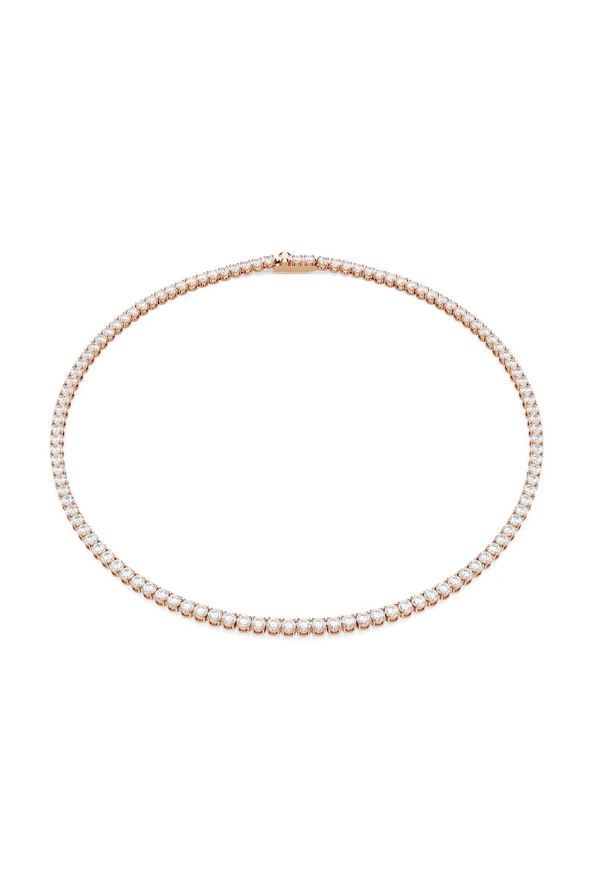 Swarovski κολιέ γυναικείο επιχρυσωμένο ζιργκόν MATRIX