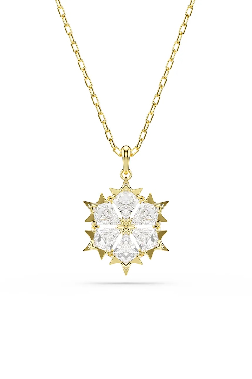 Swarovski κολιέ με κρεμαστό γυναικείο επιχρυσωμένο ζιργκόν MAGIC