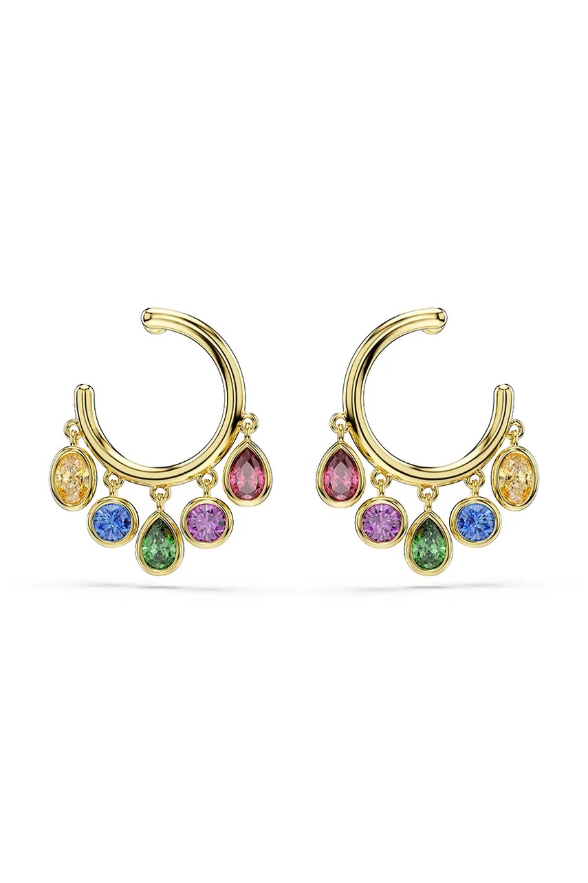 Swarovski σκουλαρίκια γυναικεία επιχρυσωμένα ζιργκόν IMBER