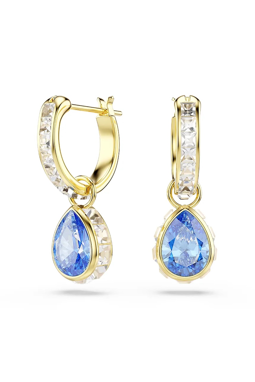 Swarovski σκουλαρίκια γυναικεία επιχρυσωμένα ζιργκόν CHROMA