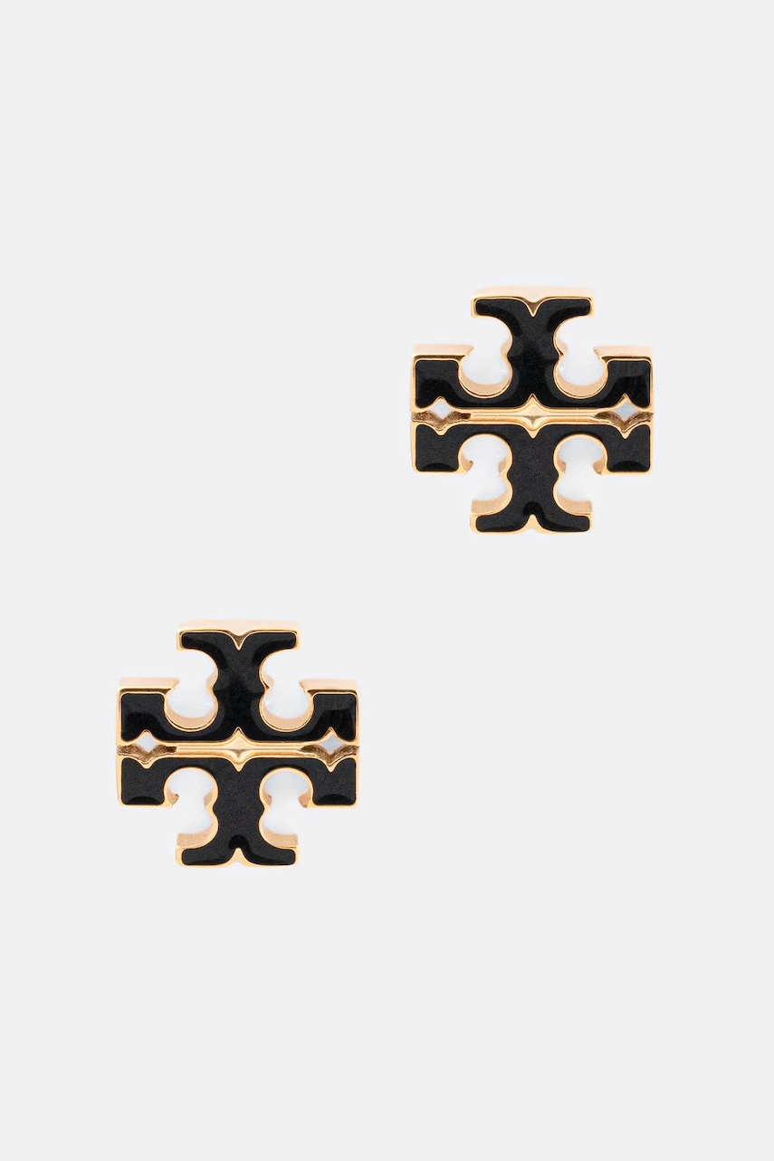 Tory Burch cercei pentru femei din oțel inoxidabil email Icon
