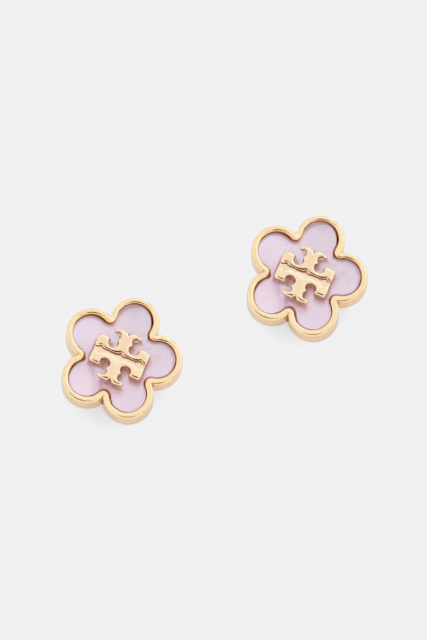 Tory Burch cercei pentru femei placate cu aur sidef ForgetMe