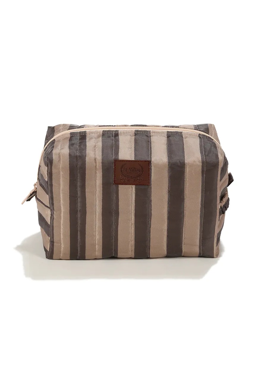 La Millou  козметична чанта за деца STRIPES BROWN