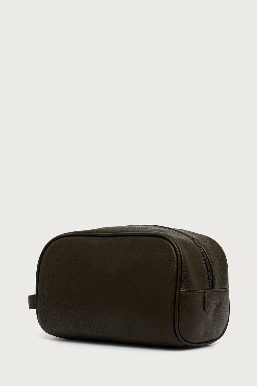 Barbour  козметична чанта мъжка от кожа