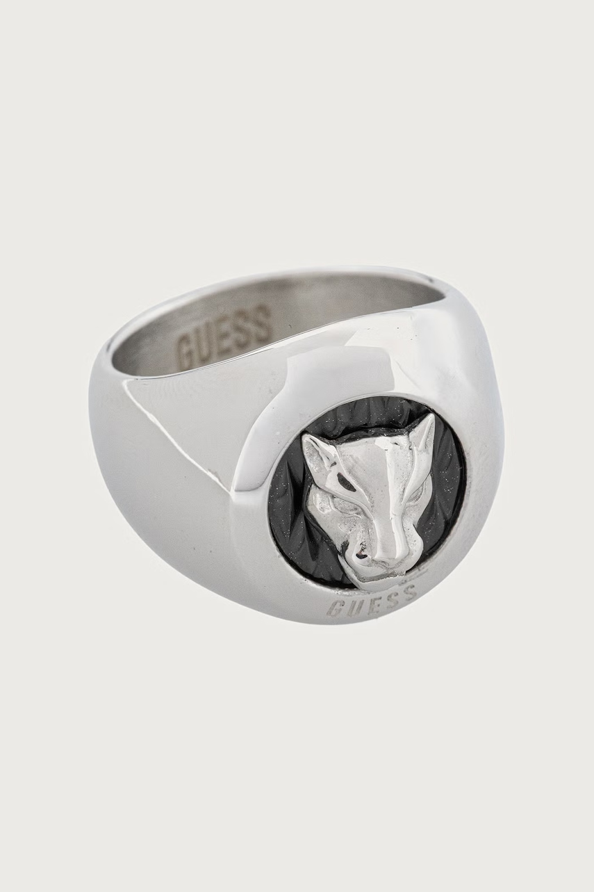 Guess pečatnjak za muškarce od nehrđajućeg čelika PANTHER