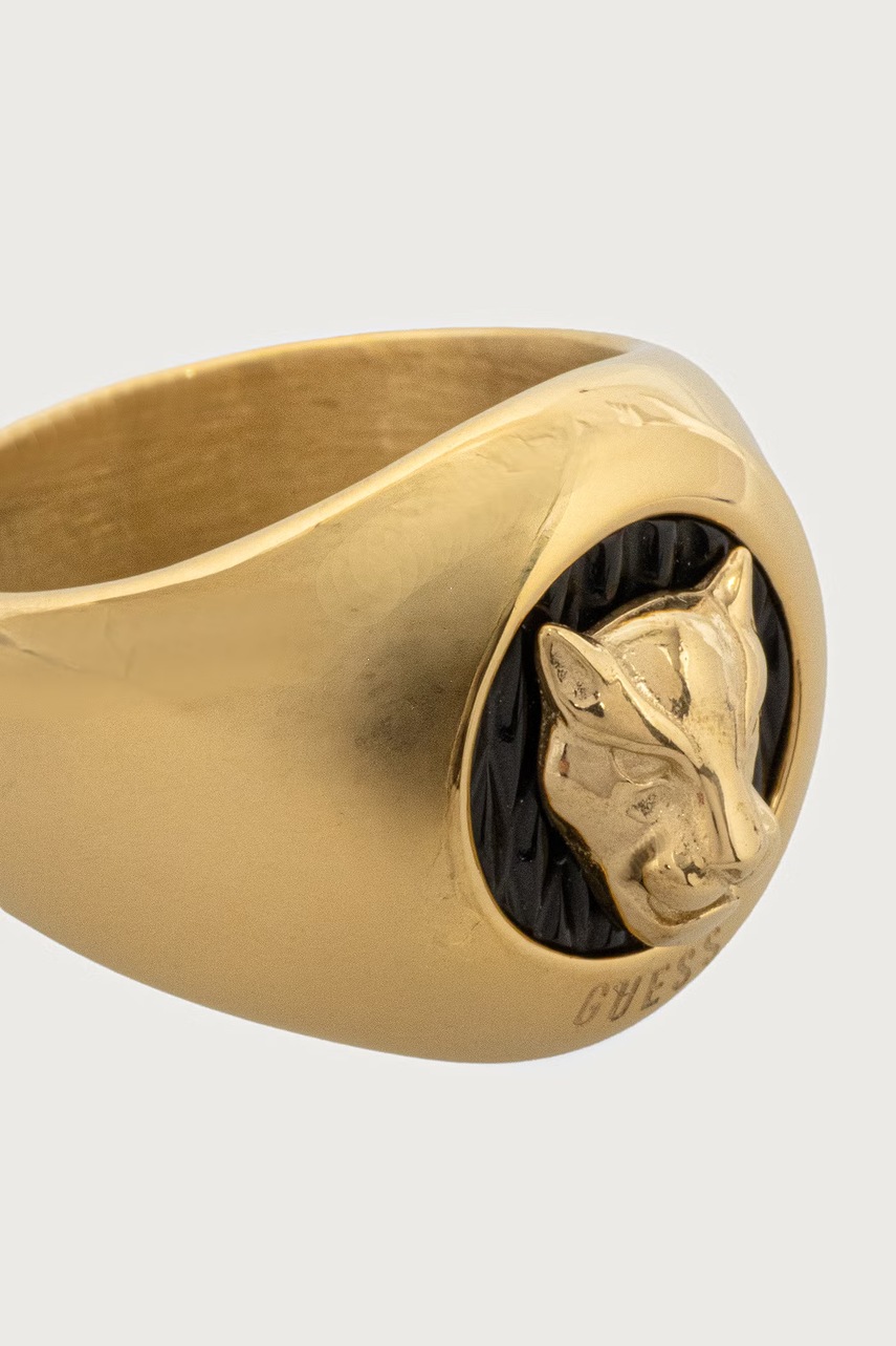 Guess  пръстен с печат мъжки от неръждаема стомана  PANTHER
