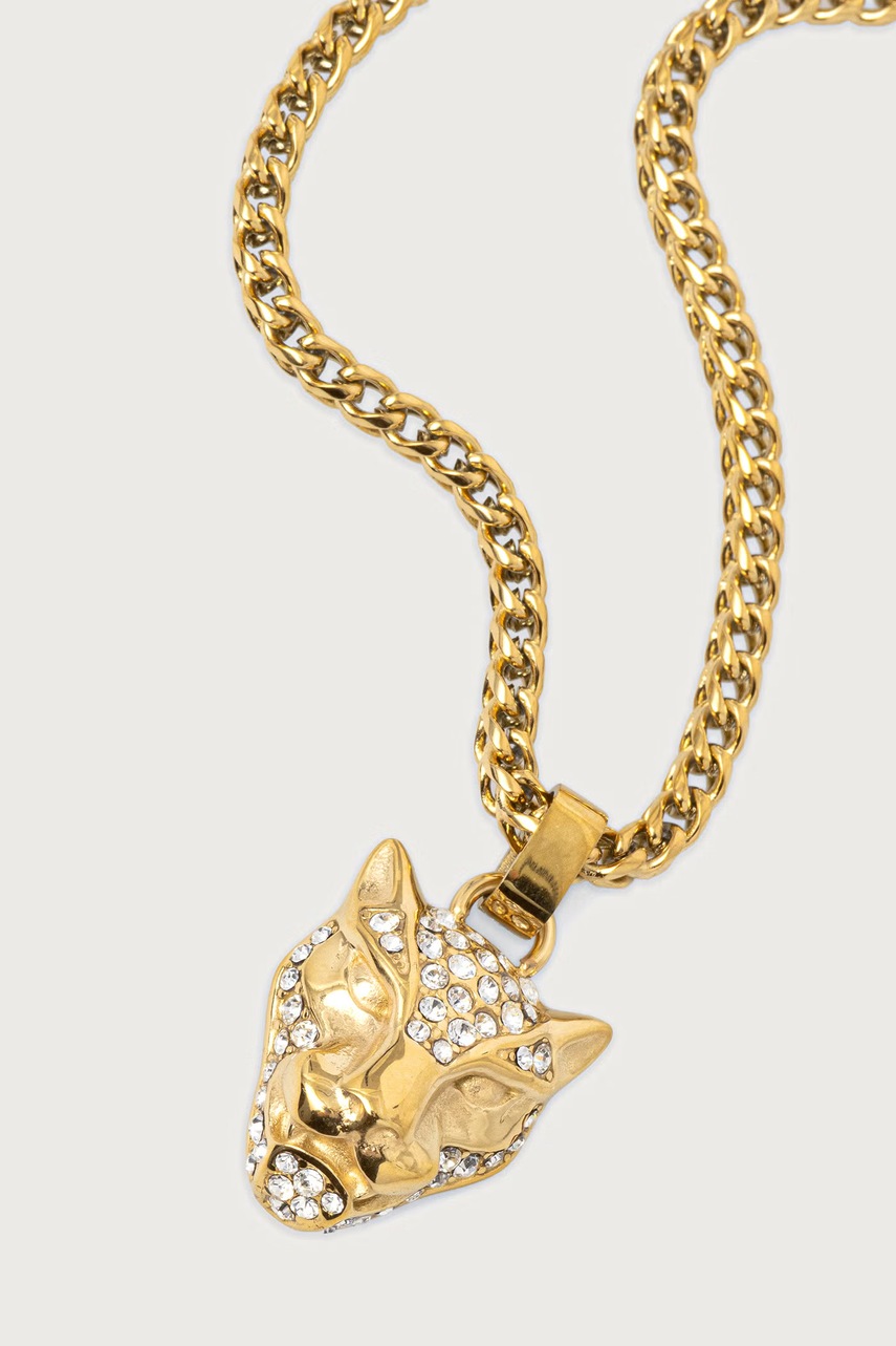 Guess  колие с висулка мъжко от неръждаема стомана PANTHER