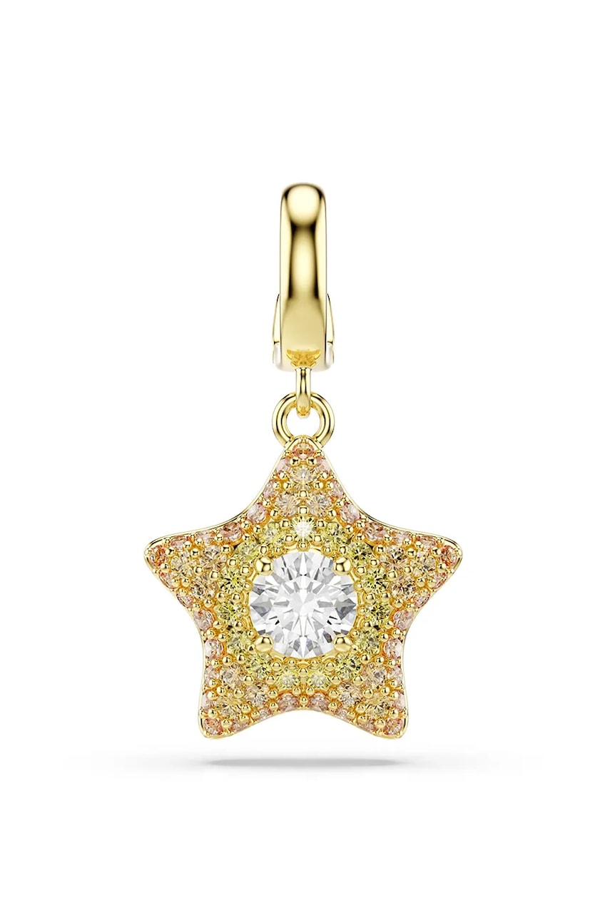 Swarovski przypinka pozłacana SUBLIMA
