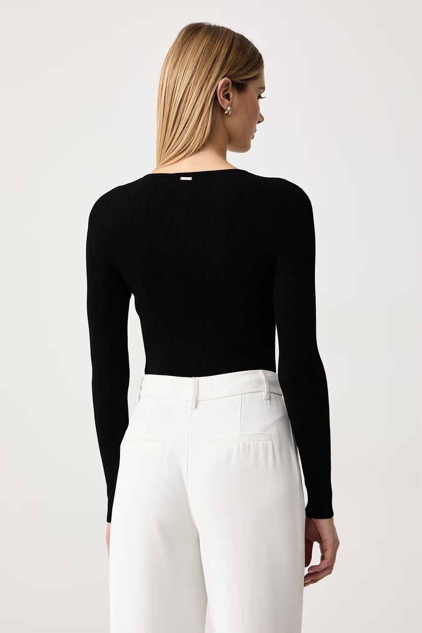 Twinset Twinset κορμάκι γυναικείο με βισκόζη - 3