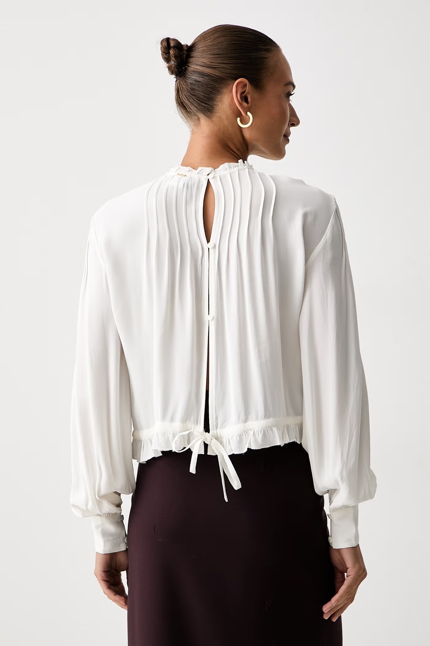 Twinset Twinset μπλούζα γυναικεία από βισκόζη - 3