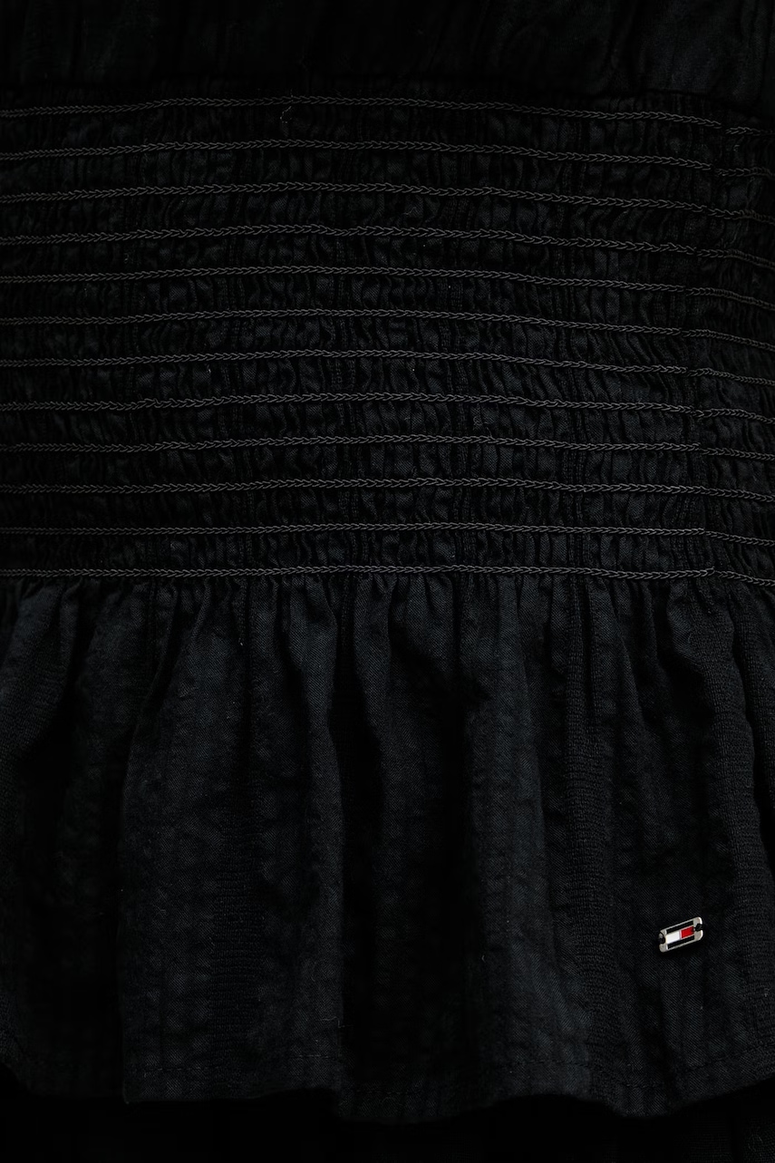 Tommy Hilfiger blúzka s volánom dámska s modalom
