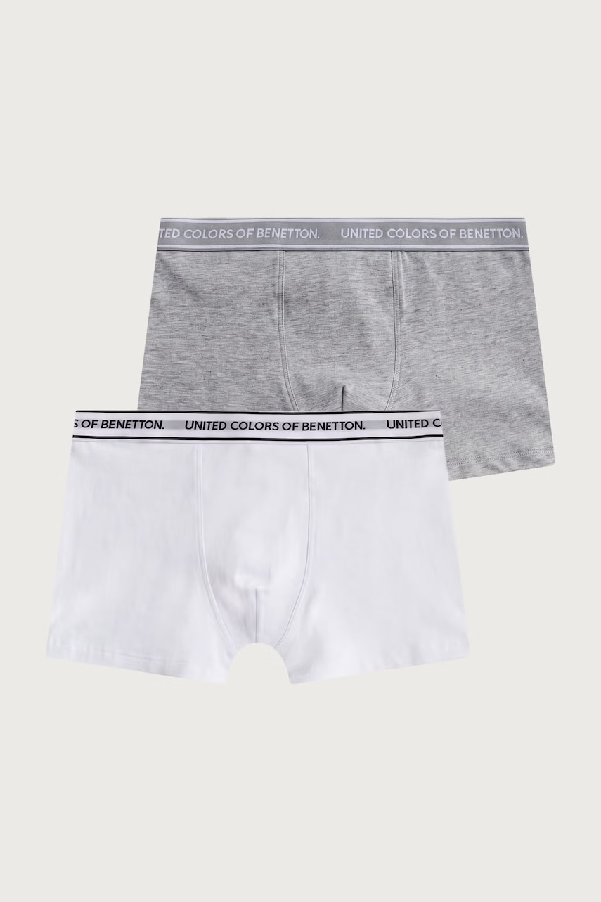 United Colors of Benetton  priliehavé boxerky detské bavlnené s elastanom 2-pak