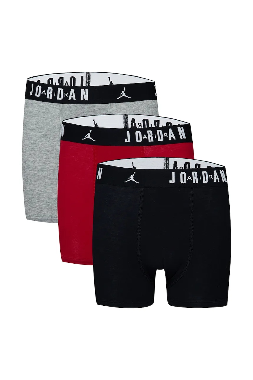 Jordan  boxerky detské bavlnené s elastanom 3-pak