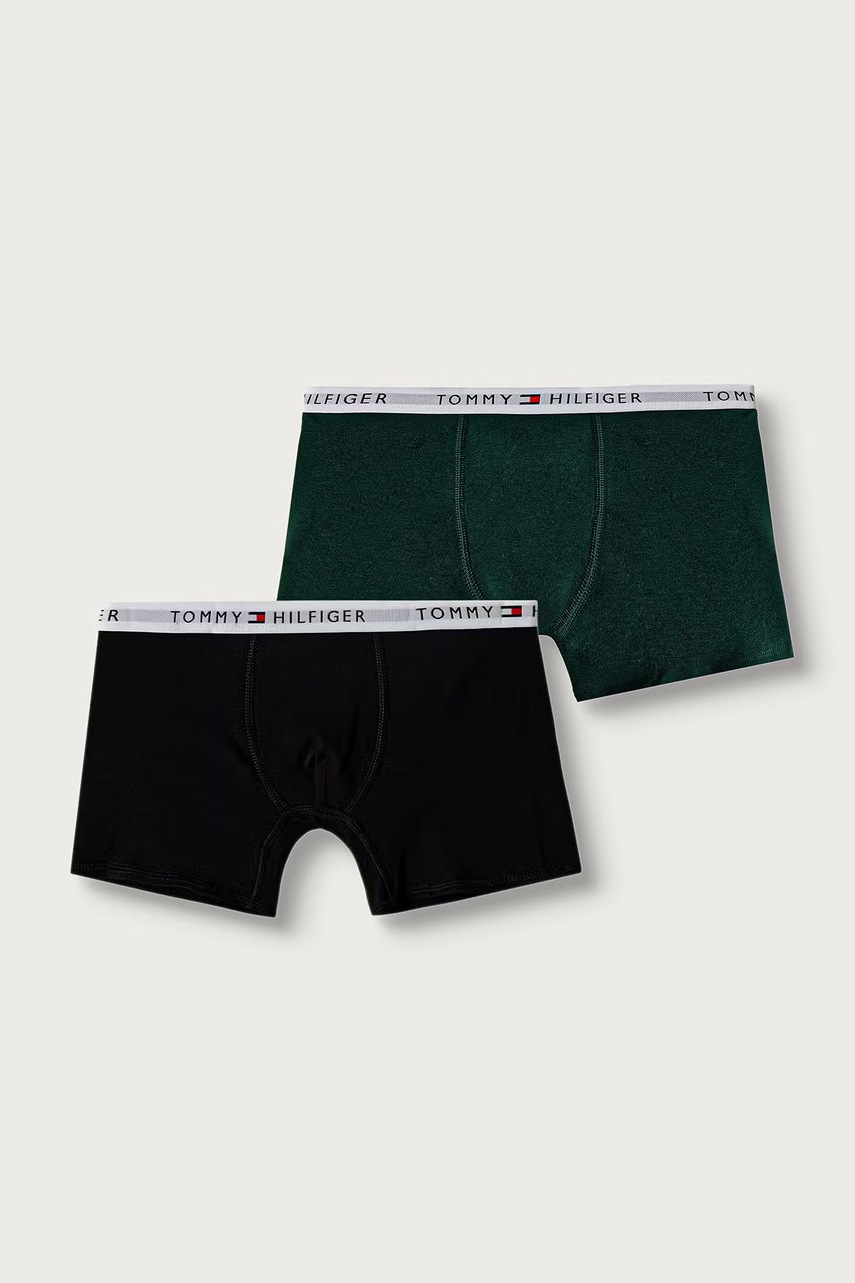 Tommy Hilfiger  priliehavé boxerky detské bavlnené s elastanom 2-pak