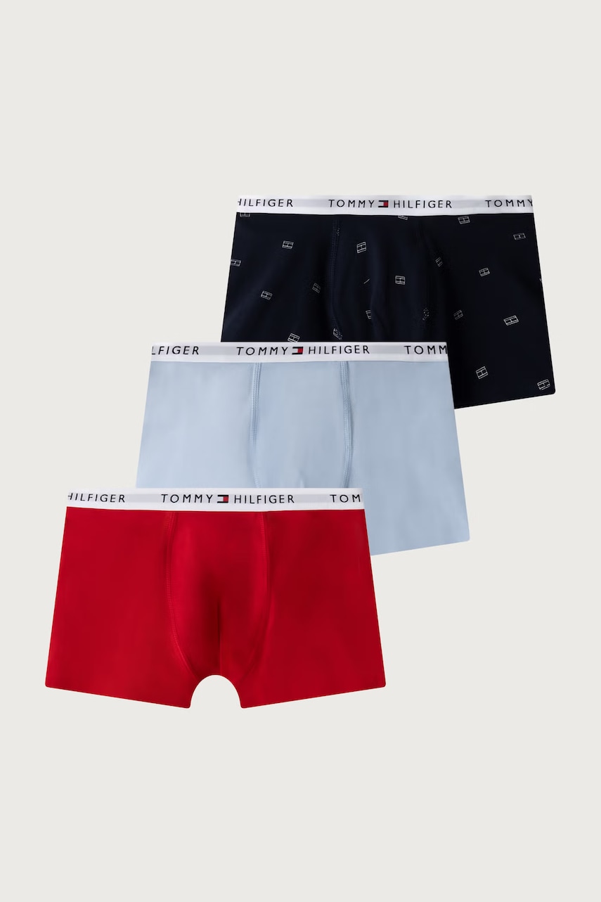 Tommy Hilfiger priliehavé boxerky detské bavlnené s elastanom 7-pak