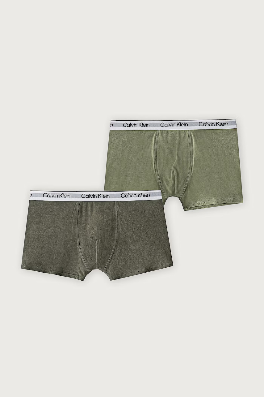 Calvin Klein Underwear priliehavé boxerky detské bavlnené s elastanom 2-pak
