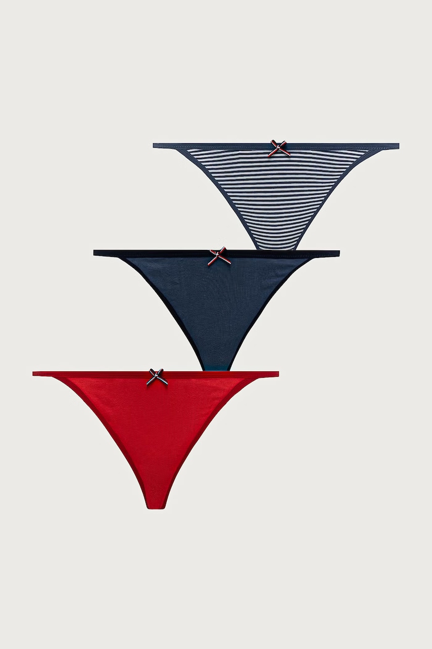 Tommy Hilfiger  tangá dámske s bavlnou 2-pak