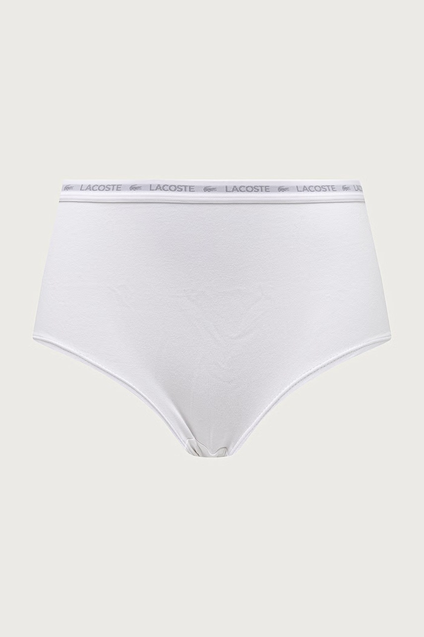 Lacoste  класически бикини дамски от памук с еластан 3 броя