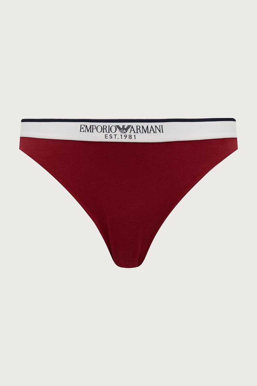 Emporio Armani Underwear  бикини дамски от памук с еластан 2 броя