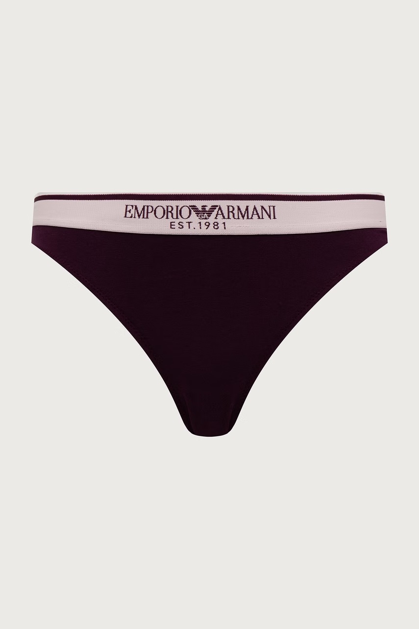 Emporio Armani Underwear  бикини дамски от памук с еластан 2 броя