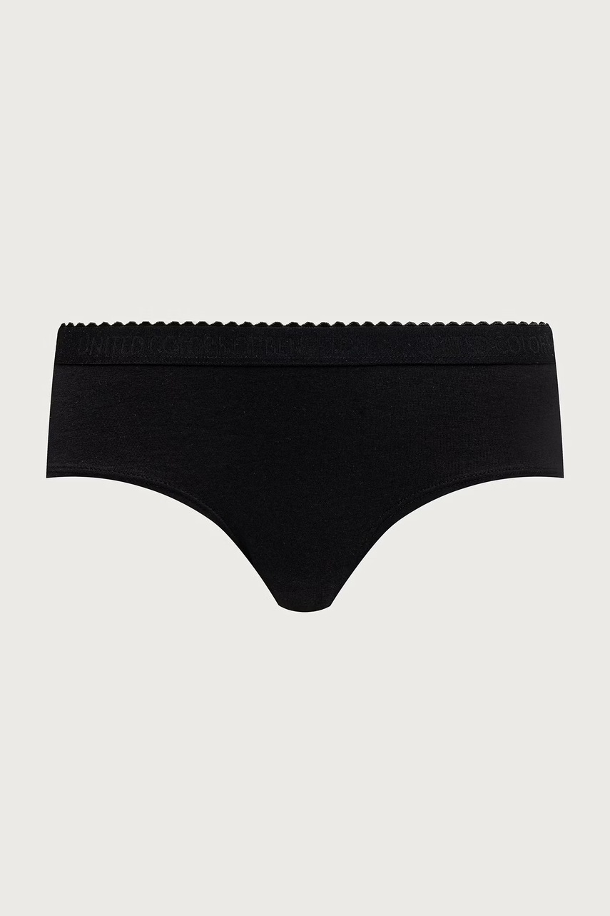 United Colors of Benetton  класически бикини дамски от памук с еластан 3-pack