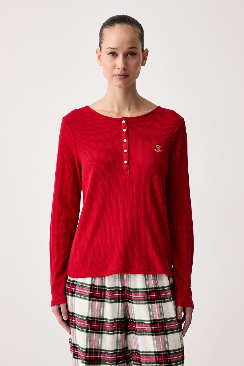 Lauren Ralph Lauren  пижама от две части дамска с памук