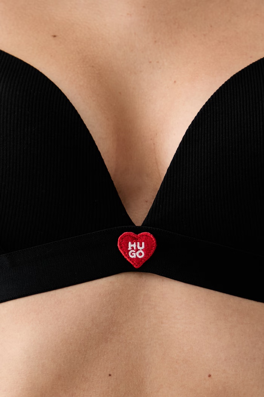 HUGO podprsenka HUGO HEART TRIANGLE (obrázek 4)