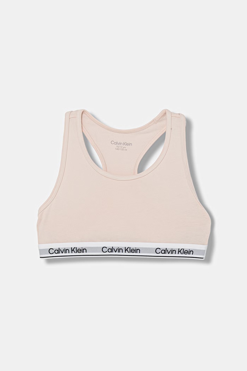 Calvin Klein Underwear podprsenka detská bavlnená s elastanom 2-pak
