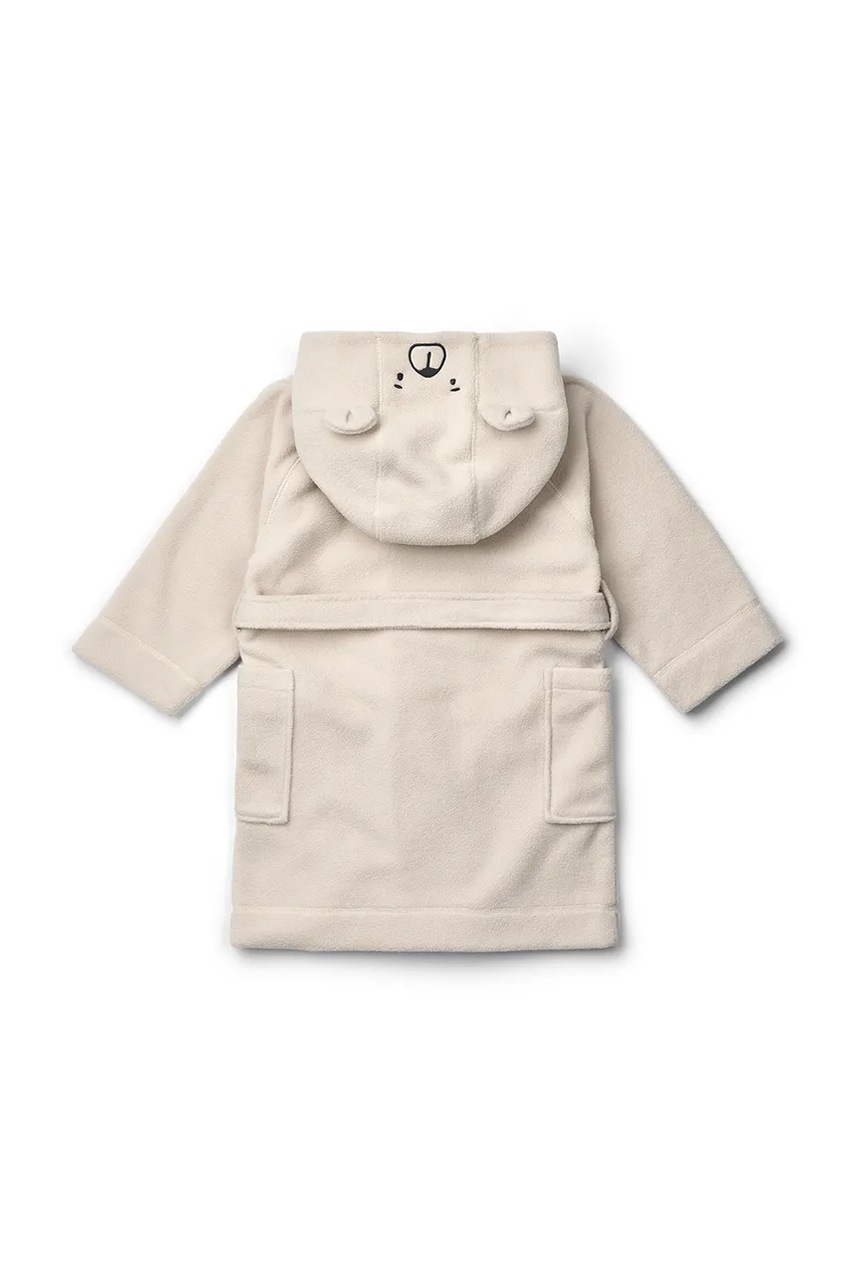 Liewood  халат с качулка за деца Minik Bear Fleece Bathrobe