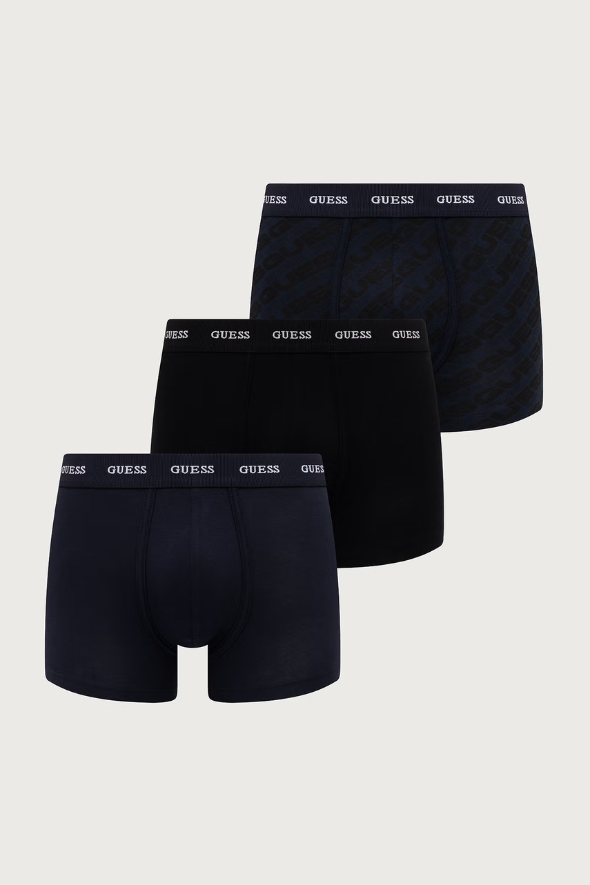 Guess  priliehavé boxerky pánske bavlnené s elastanom JOE 3-pak