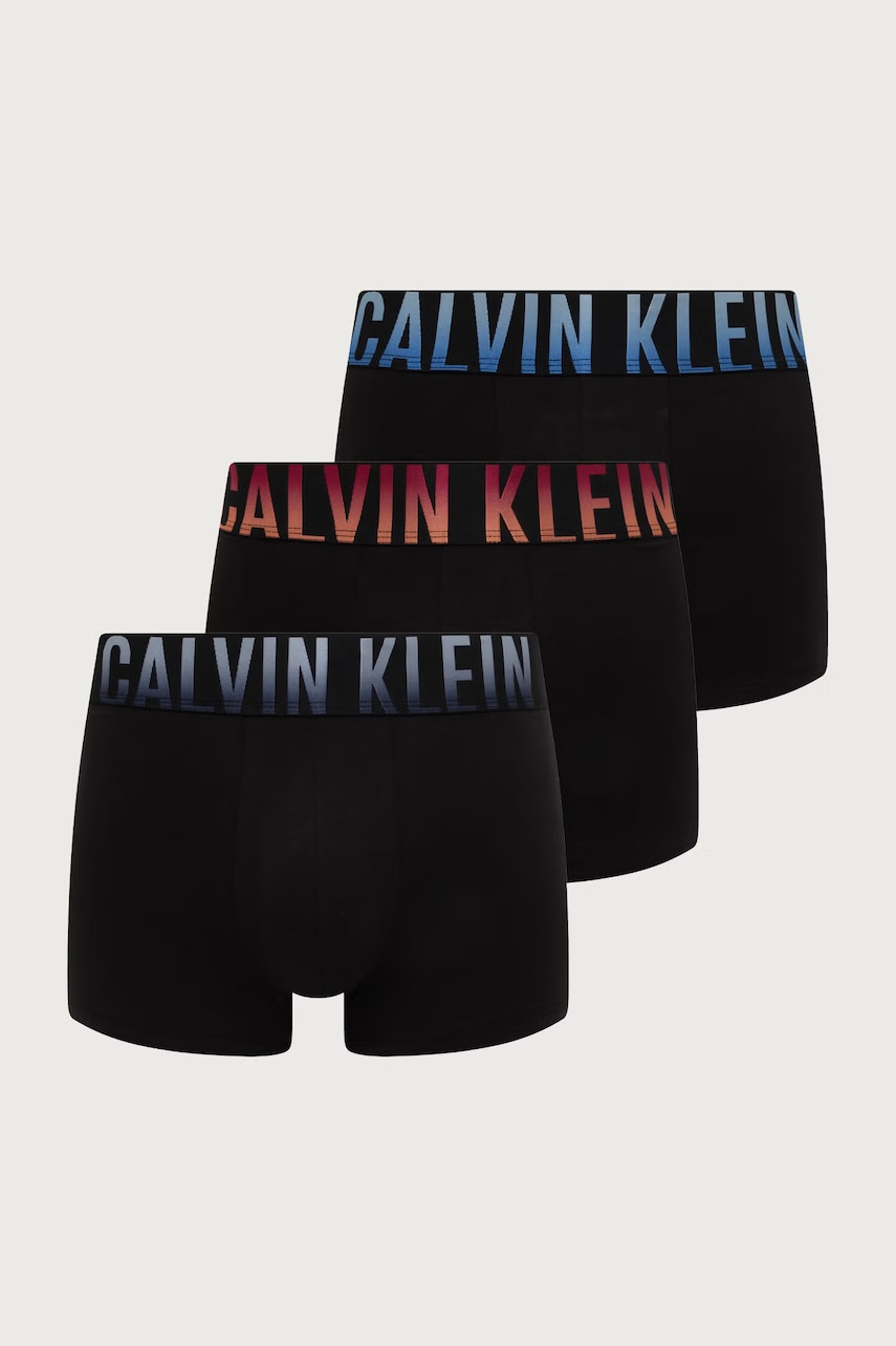 Calvin Klein Underwear priliehavé boxerky pánske bavlnené s elastanom 3-pak