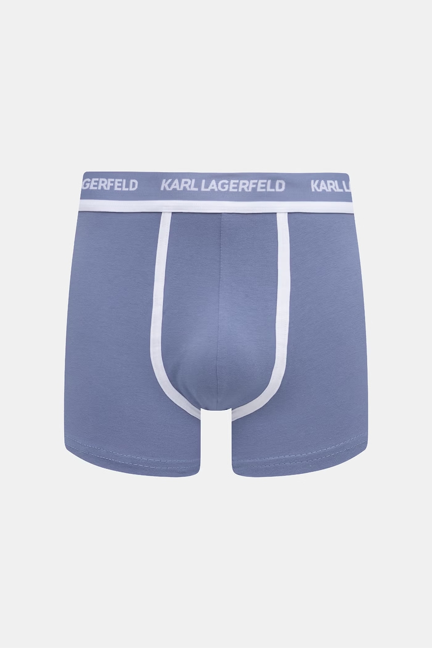 Karl Lagerfeld priliehavé boxerky pánske bavlnené s elastanom 3-pak