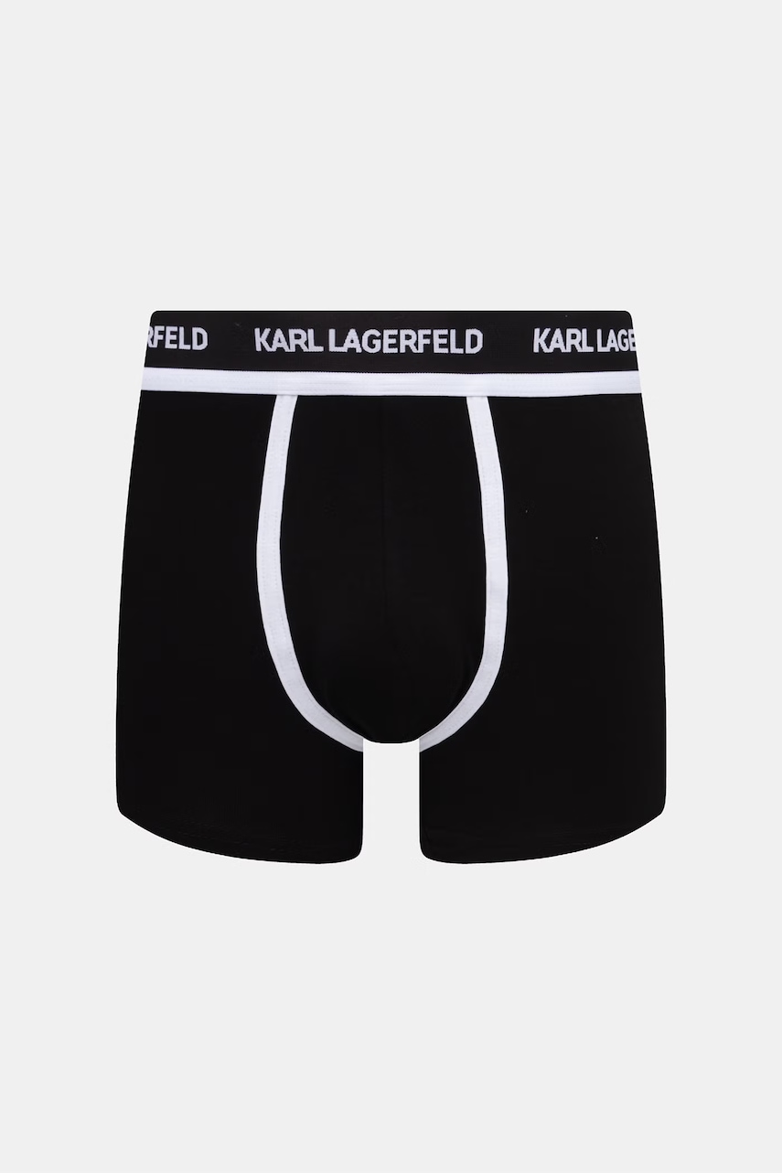 Karl Lagerfeld priliehavé boxerky pánske bavlnené s elastanom 3-pak
