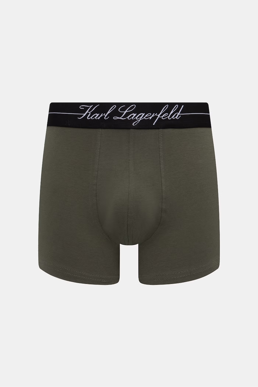 Karl Lagerfeld priliehavé boxerky pánske bavlnené s elastanom 3-pak