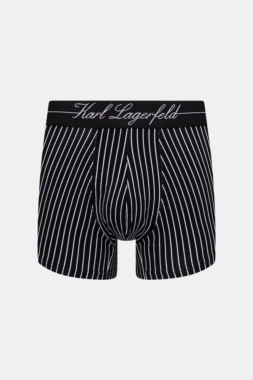 Karl Lagerfeld priliehavé boxerky pánske bavlnené s elastanom 3-pak