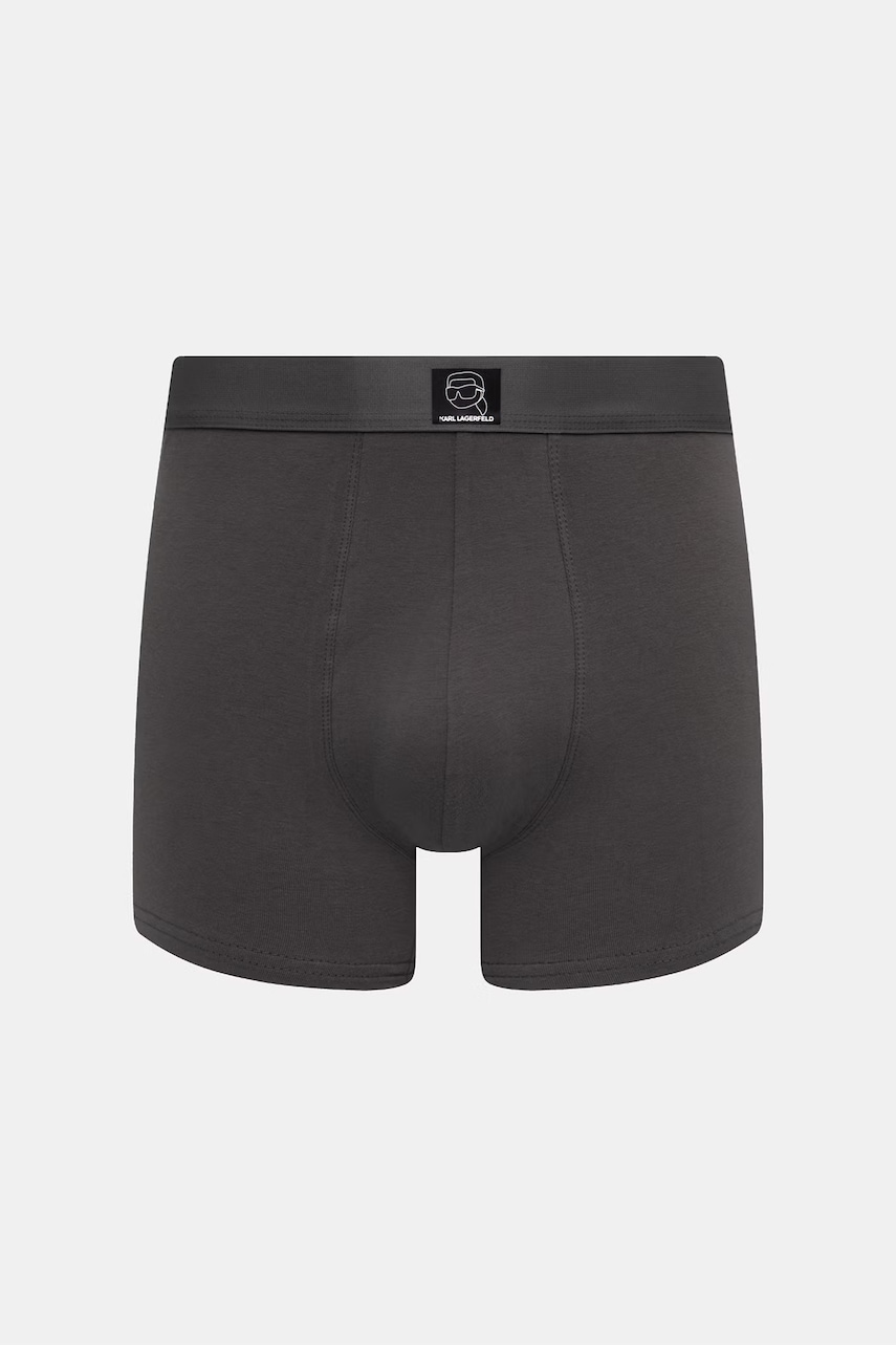 Karl Lagerfeld priliehavé boxerky pánske bavlnené s elastanom IKON 3-pak