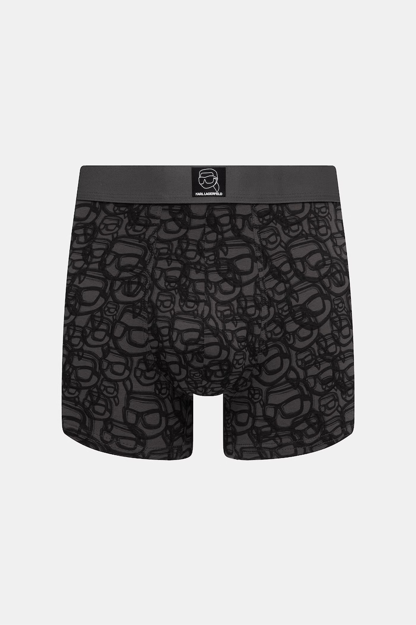 Karl Lagerfeld priliehavé boxerky pánske bavlnené s elastanom IKON 3-pak