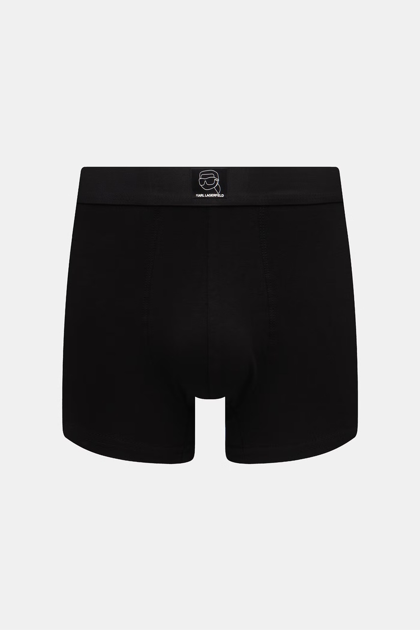 Karl Lagerfeld priliehavé boxerky pánske bavlnené s elastanom IKON 3-pak