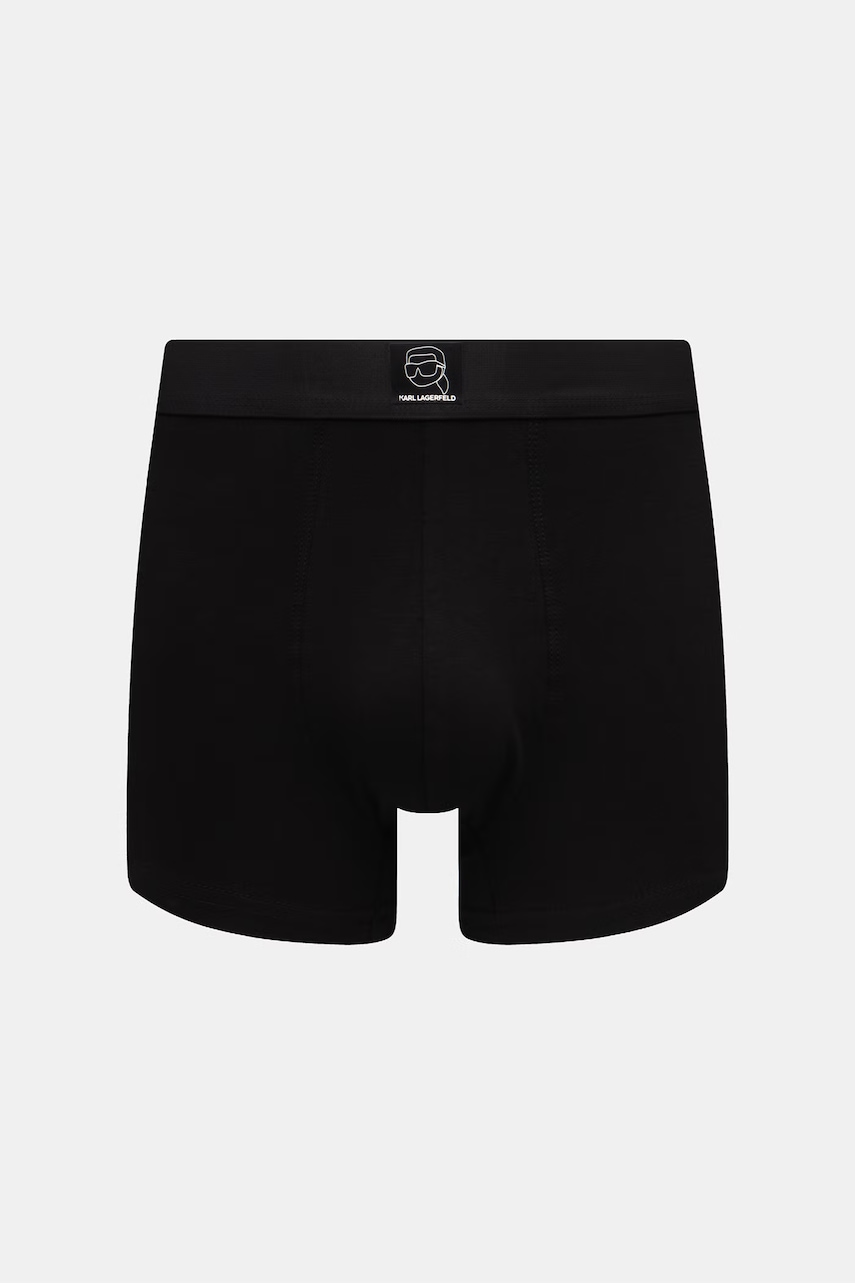 Karl Lagerfeld priliehavé boxerky pánske bavlnené s elastanom IKON 3-pak
