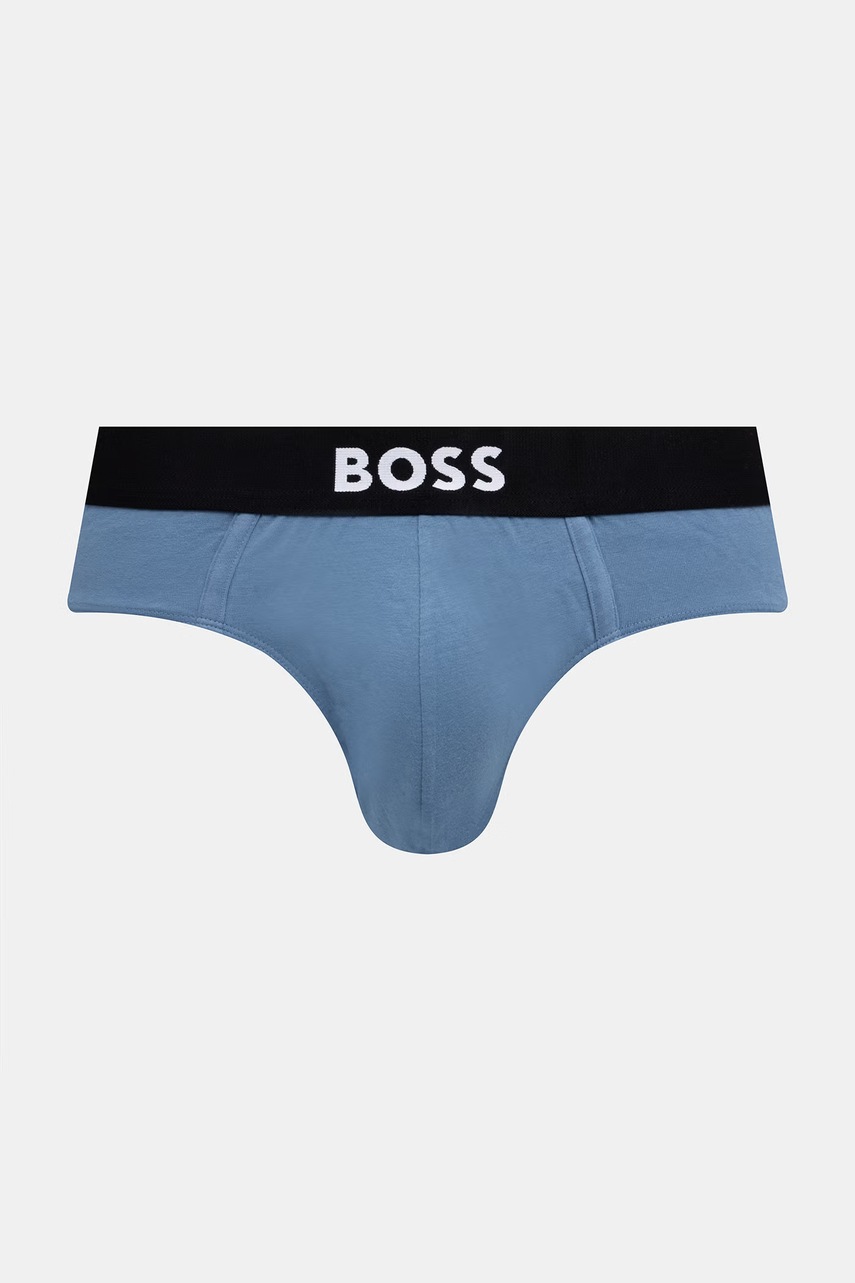 BOSS priliehavé boxerky pánske bavlnené s elastanom HipBr 3-pak