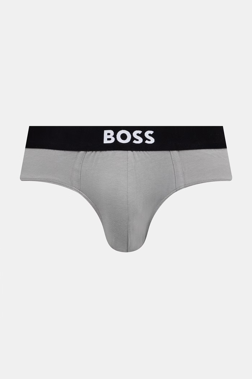 BOSS priliehavé boxerky pánske bavlnené s elastanom HipBr 3-pak