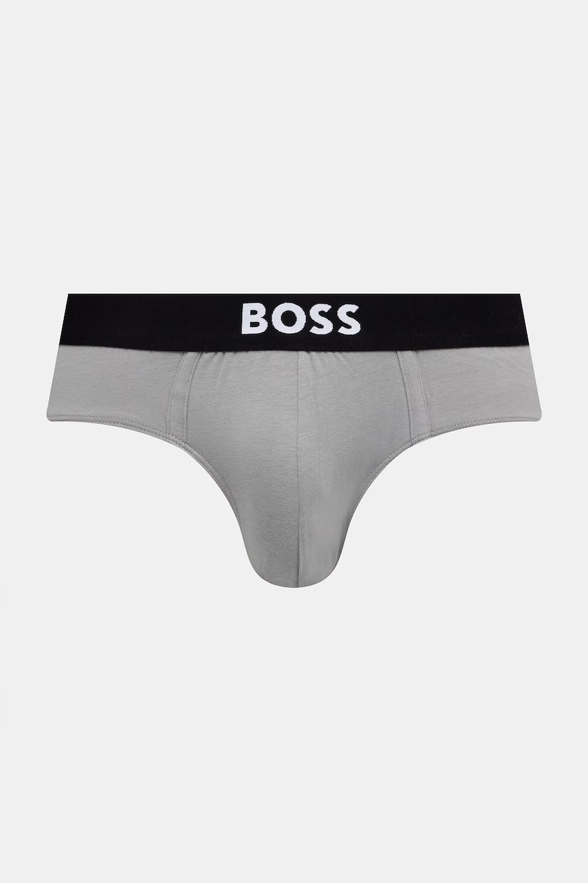 BOSS priliehavé boxerky pánske bavlnené s elastanom HipBr 3-pak