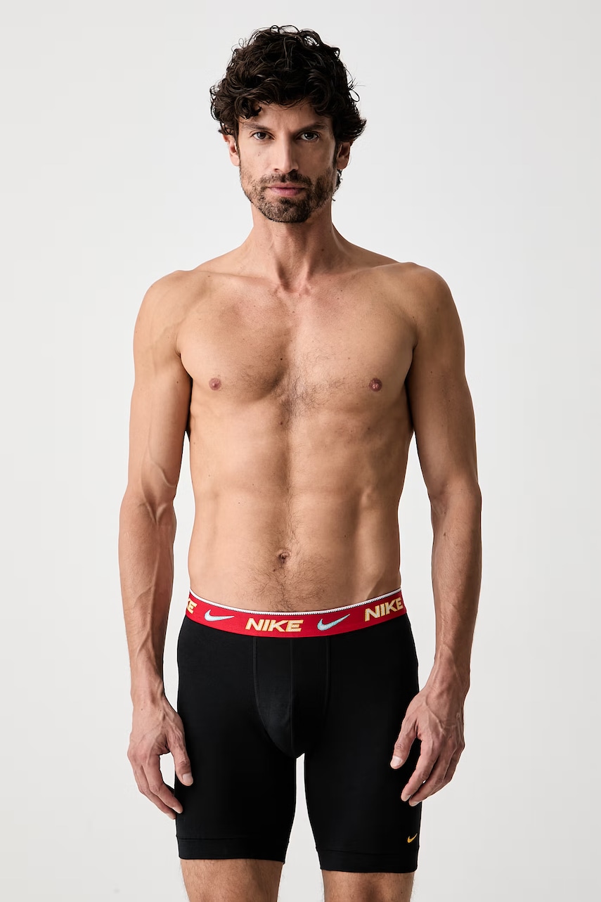 Nike priliehavé boxerky pánske bavlnené s elastanom 3-pak