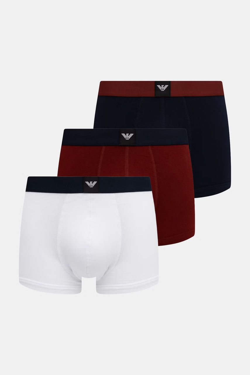 Emporio Armani Underwear boxerky pánské bavlněné s elastanem 3-pack