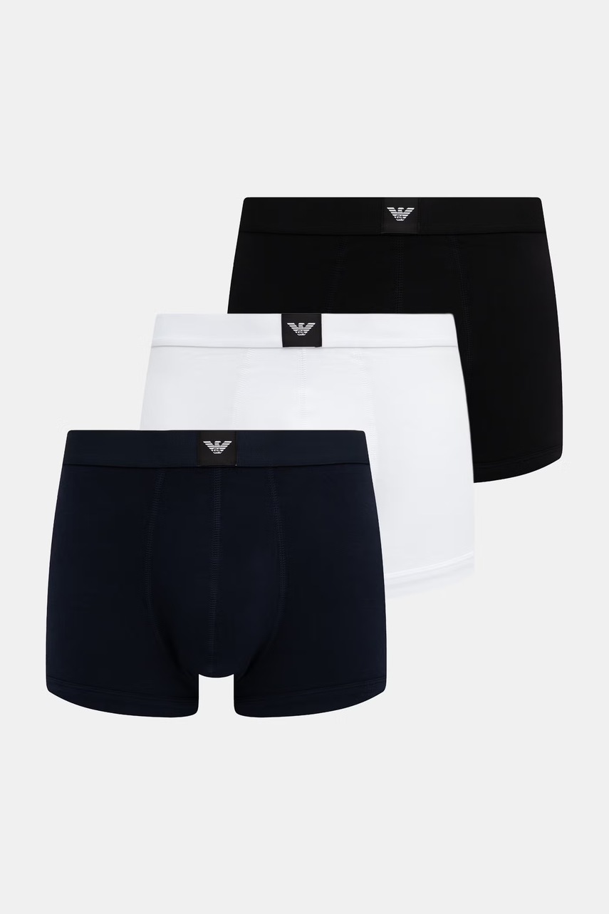 Emporio Armani Underwear bokserki męskie bawełniane z elastanem 3-pack