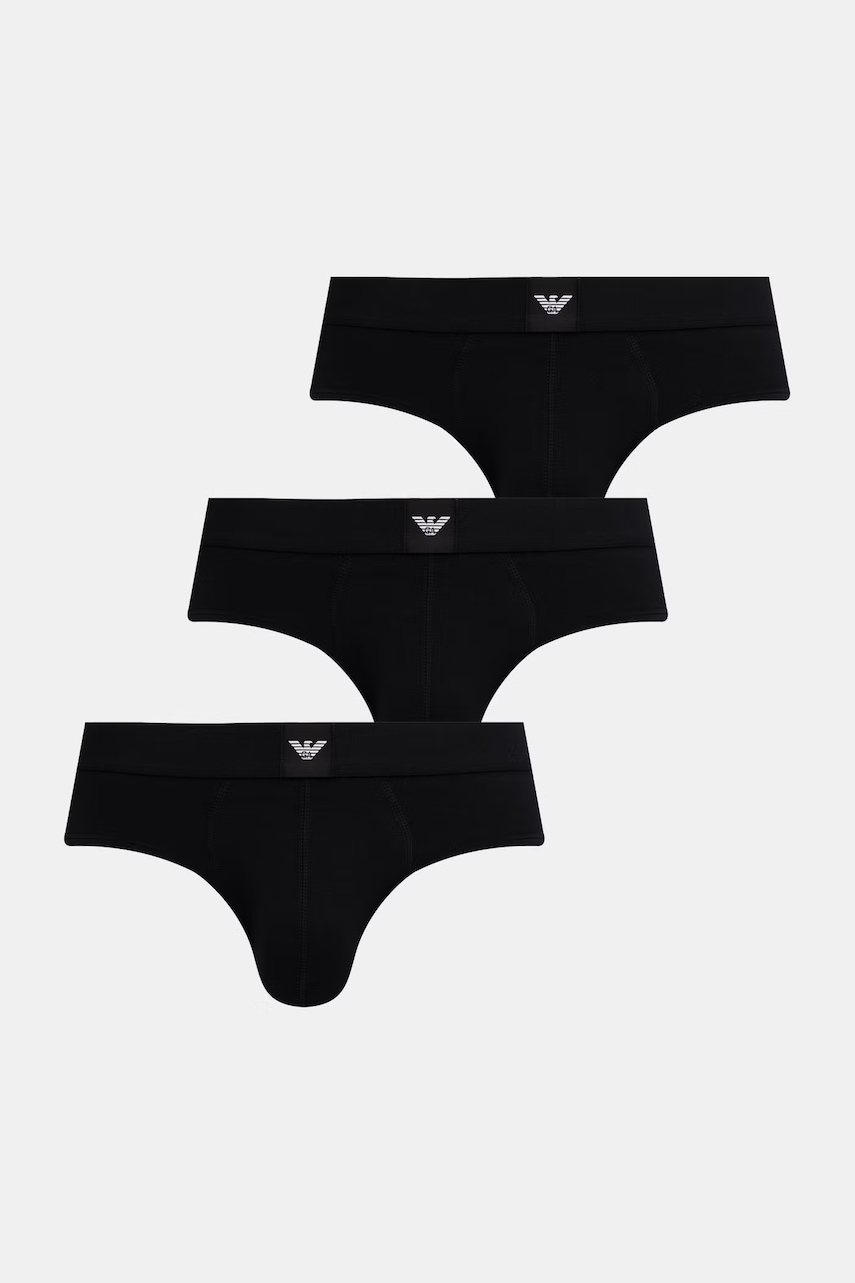 Emporio Armani Underwear slipy męskie z bawełną 3-pack