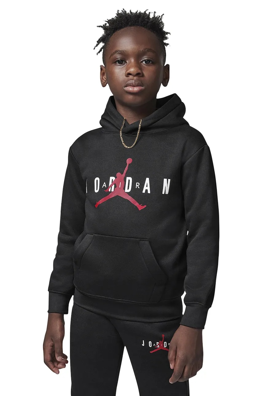 Jordan  mikina s kapucňou detská s bavlnou